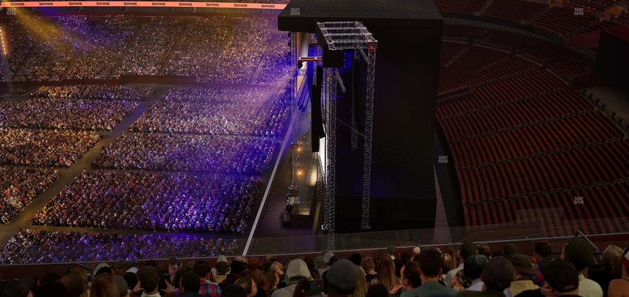 Northwest Stadium - Section 424 Seat View