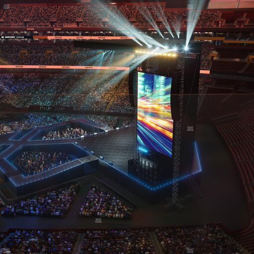 Northwest Stadium - Section 424 Seat View
