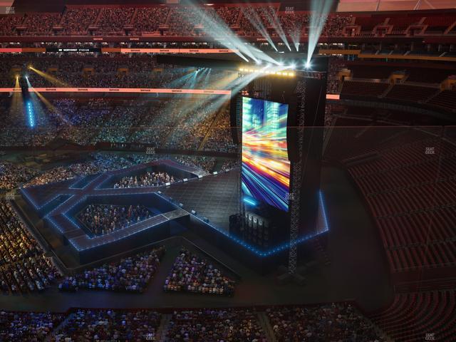 Northwest Stadium - Section 424 Seat View
