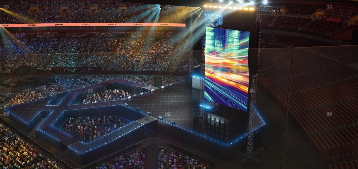 Northwest Stadium - Section 425 Seat View