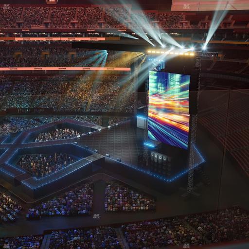 Northwest Stadium - Section 425 Seat View