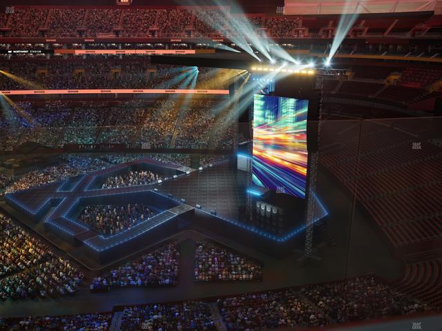 Northwest Stadium - Section 425 Seat View