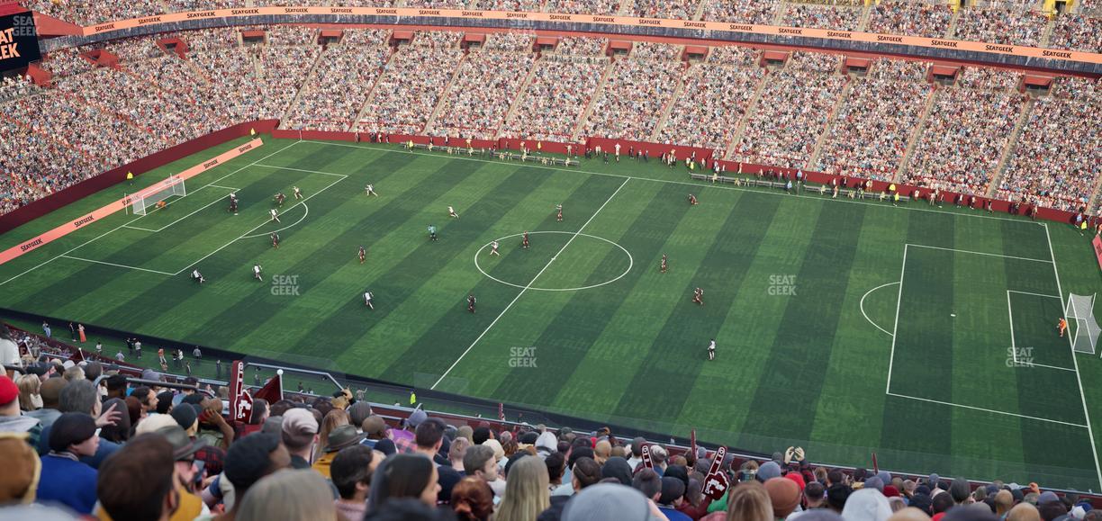 Northwest Stadium - Section 425 Seat View