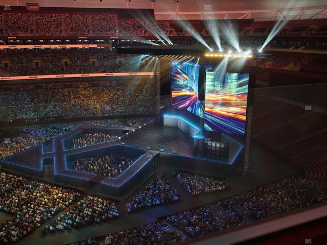 Northwest Stadium - Section 427 Seat View