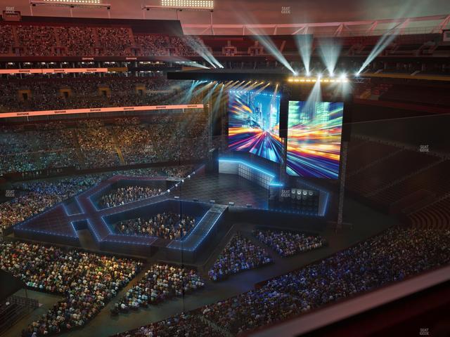 Northwest Stadium - Section 428 Seat View