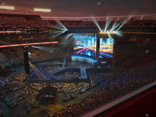 Northwest Stadium - Section 431 Seat View