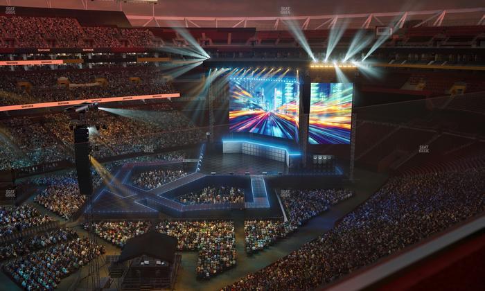 Northwest Stadium - Section 431 Seat View