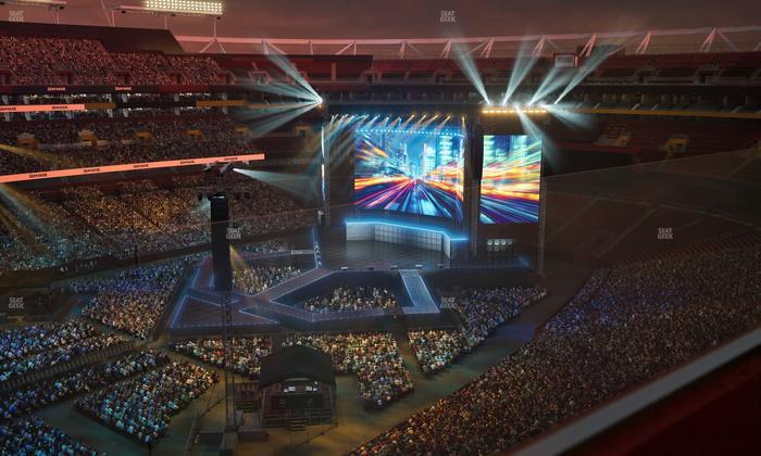 Northwest Stadium - Section 432 Seat View