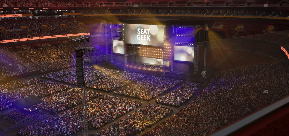 Northwest Stadium - Section 433 Seat View