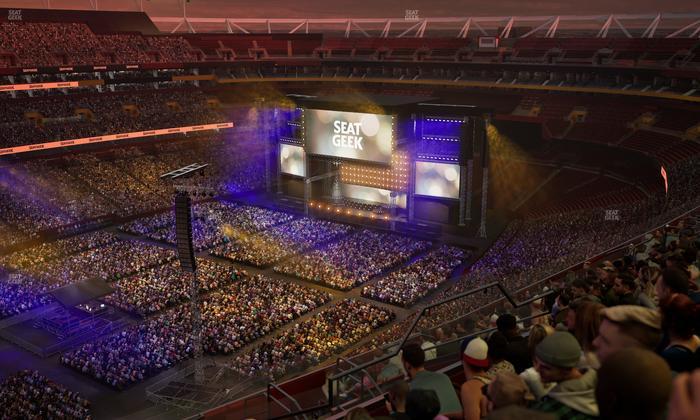 Northwest Stadium - Section 433 Seat View