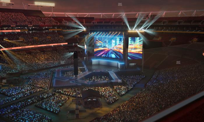 Northwest Stadium - Section 433 Seat View