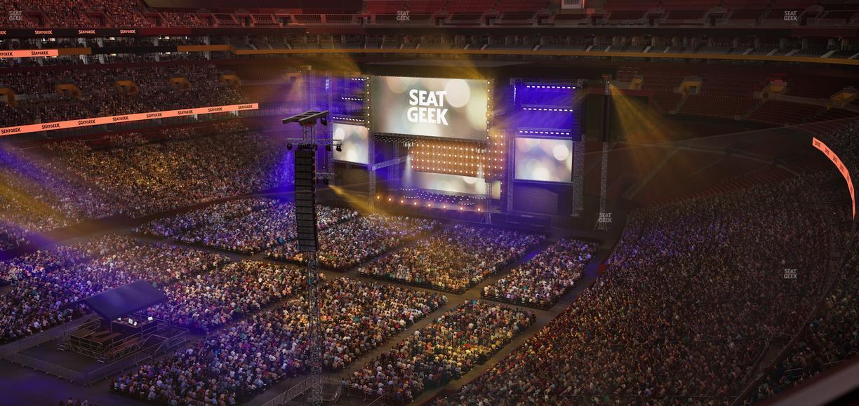 Northwest Stadium - Section 434 Seat View