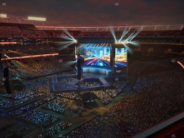 Northwest Stadium - Section 434 Seat View