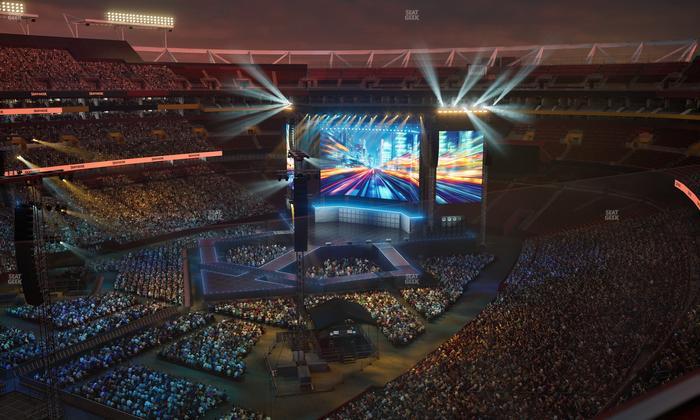 Northwest Stadium - Section 434 Seat View