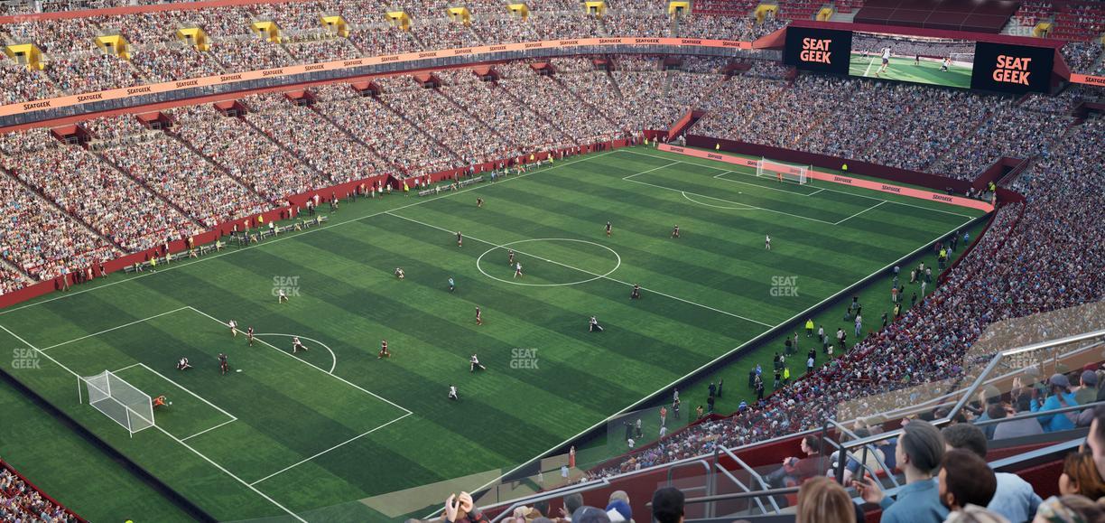 Northwest Stadium - Section 434 Seat View