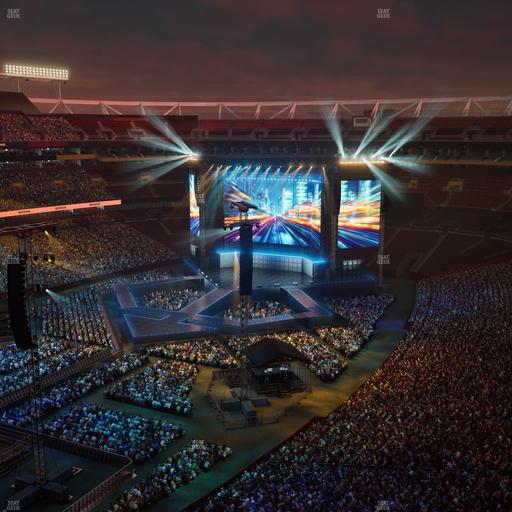 Northwest Stadium - Section 435 Seat View
