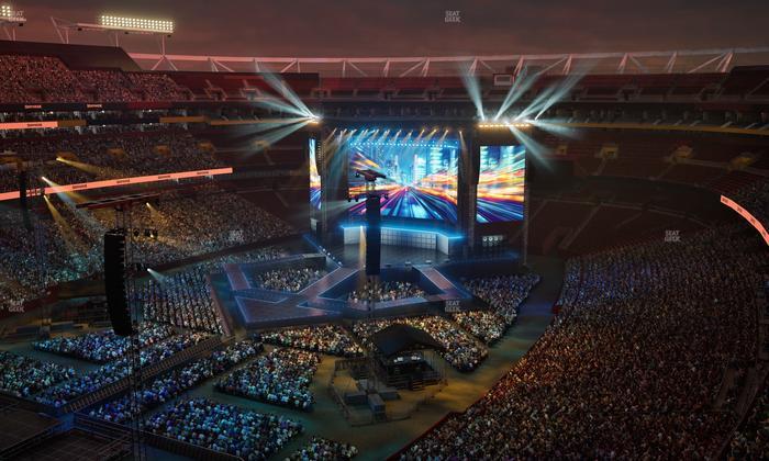 Northwest Stadium - Section 435 Seat View