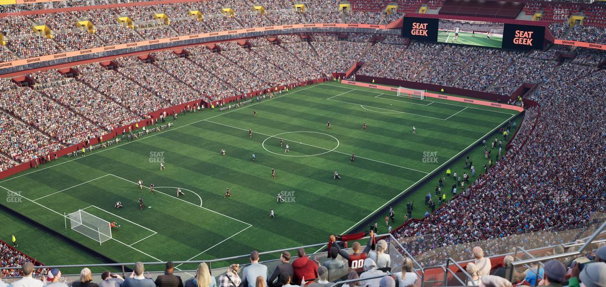 Northwest Stadium - Section 435 Seat View