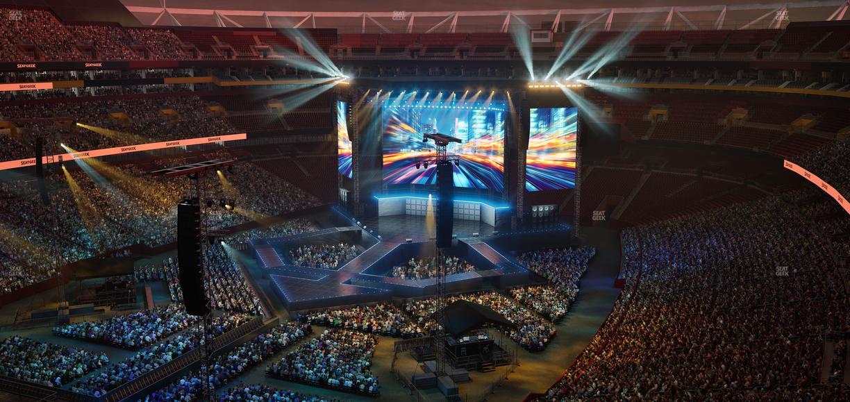 Northwest Stadium - Section 436 Seat View