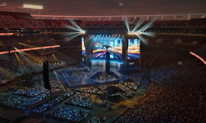 Northwest Stadium - Section 436 Seat View