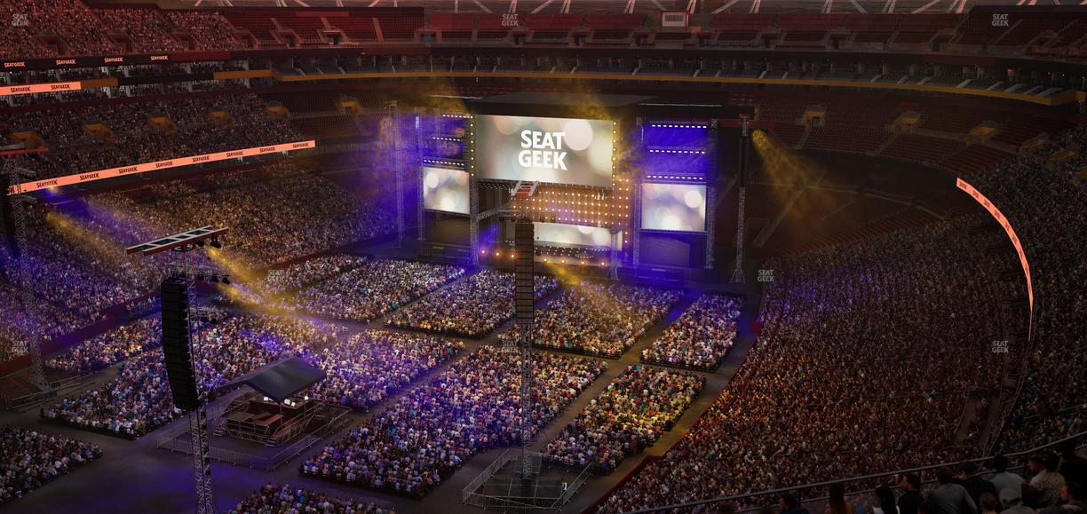 Northwest Stadium - Section 436 Seat View