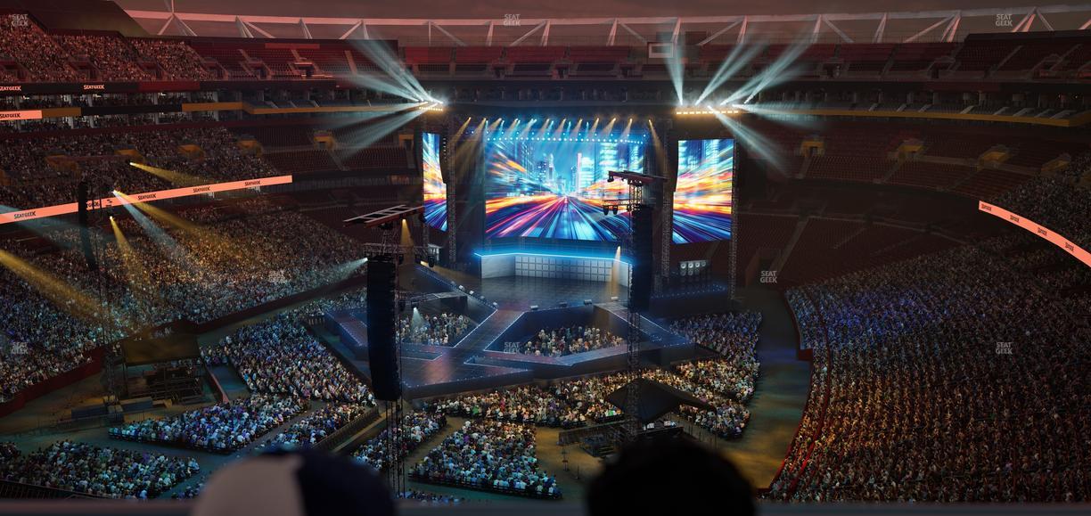 Northwest Stadium - Section 437 Seat View