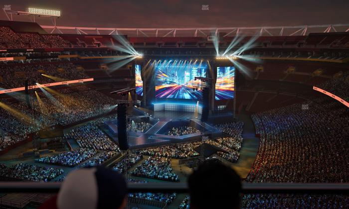 Northwest Stadium - Section 437 Seat View