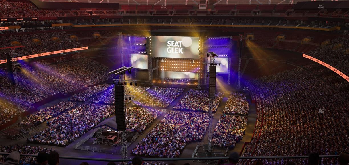 Northwest Stadium - Section 438 Seat View