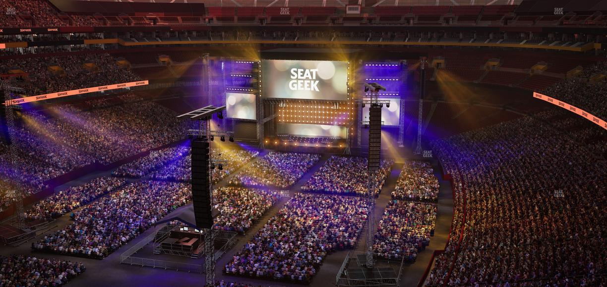 Northwest Stadium - Section 438 Seat View