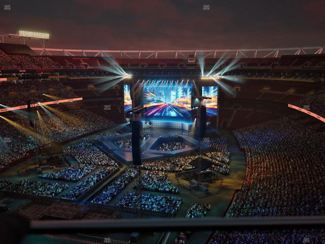 Northwest Stadium - Section 438 Seat View