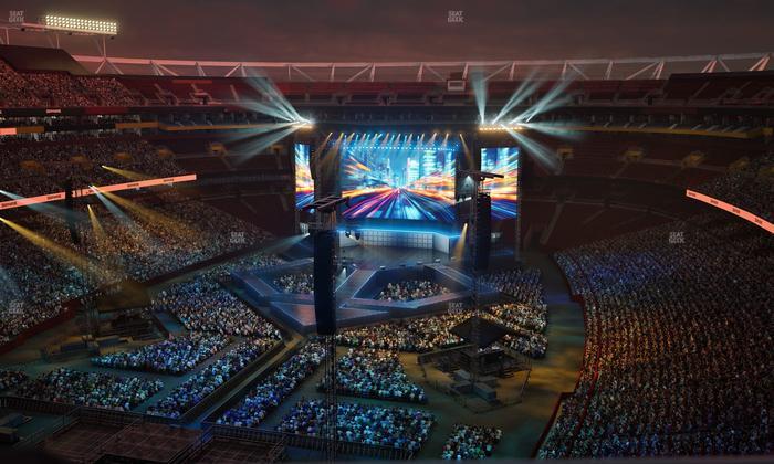 Northwest Stadium - Section 438 Seat View