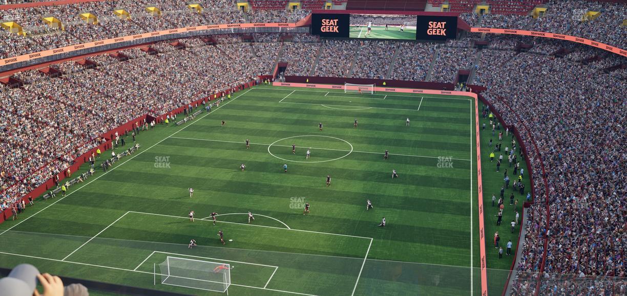 Northwest Stadium - Section 439 Seat View