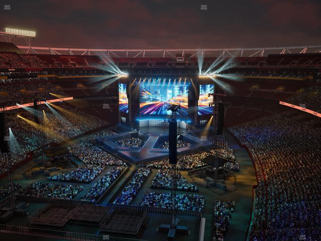Northwest Stadium - Section 439 Seat View