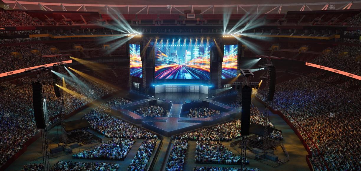 Northwest Stadium - Section 440 Seat View