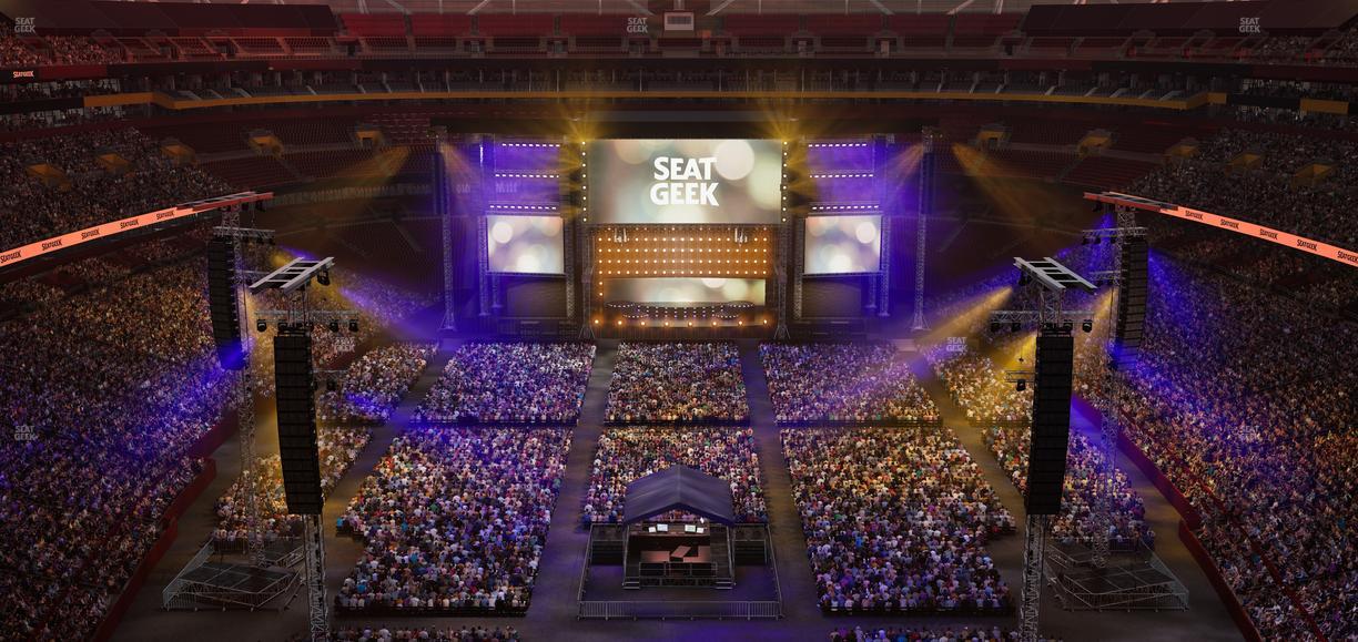 Northwest Stadium - Section 441 Seat View