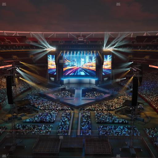 Northwest Stadium - Section 441 Seat View