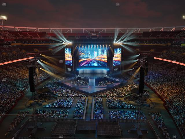 Northwest Stadium - Section 441 Seat View