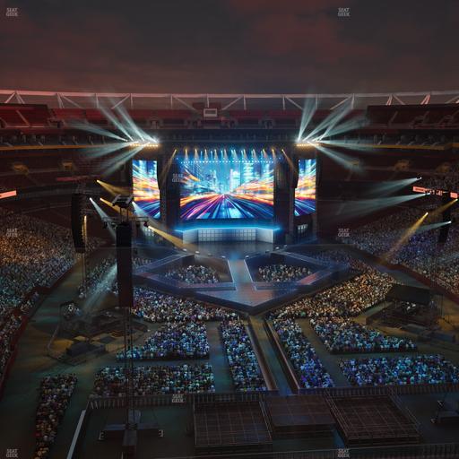 Northwest Stadium - Section 442 Seat View