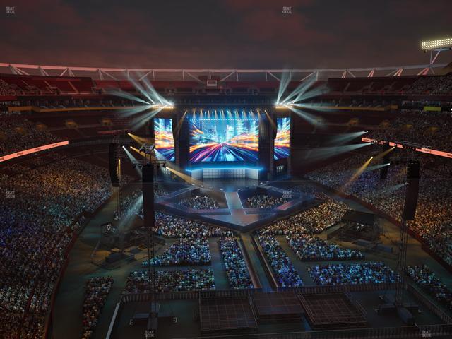 Northwest Stadium - Section 442 Seat View