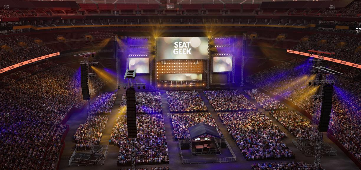 Northwest Stadium - Section 442 Seat View