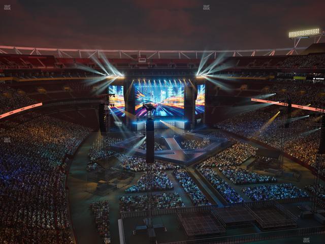 Northwest Stadium - Section 443 Seat View
