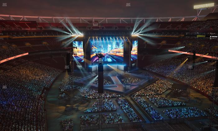 Northwest Stadium - Section 443 Seat View
