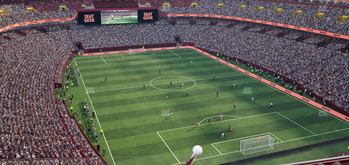 Northwest Stadium - Section 444 Seat View