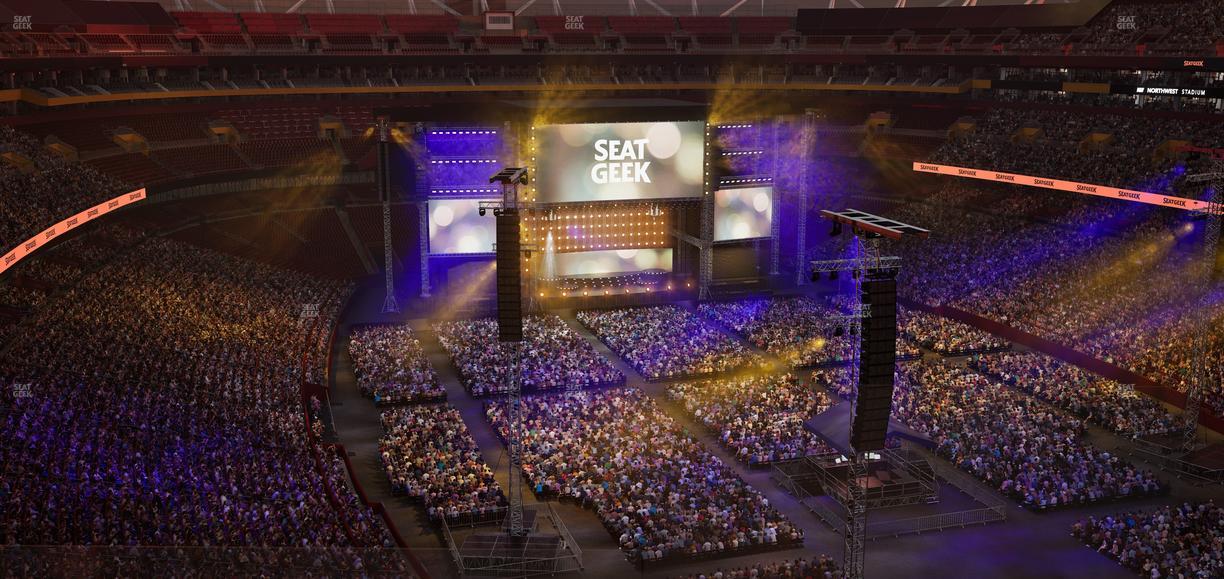 Northwest Stadium - Section 444 Seat View