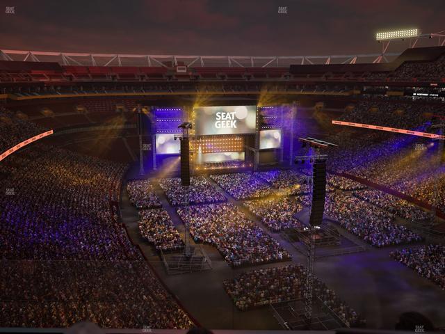 Northwest Stadium - Section 444 Seat View