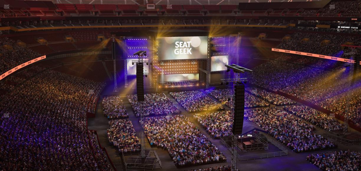 Northwest Stadium - Section 444 Seat View