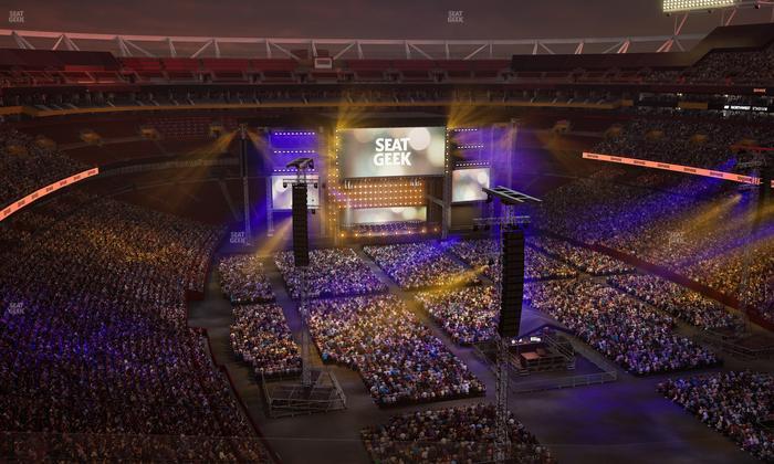 Northwest Stadium - Section 444 Seat View