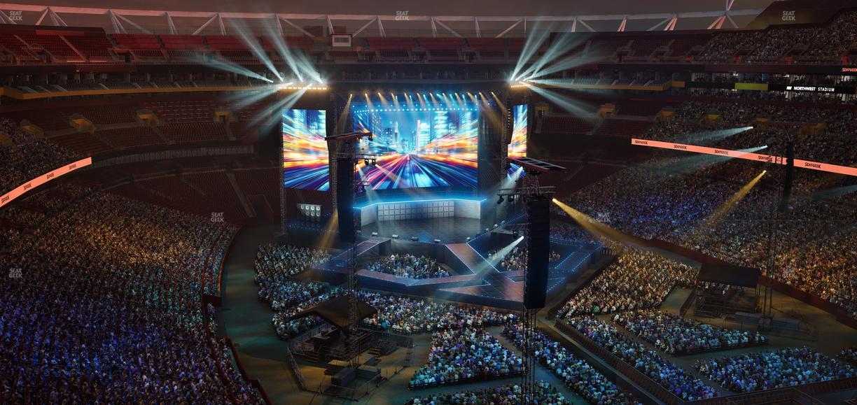 Northwest Stadium - Section 444 Seat View