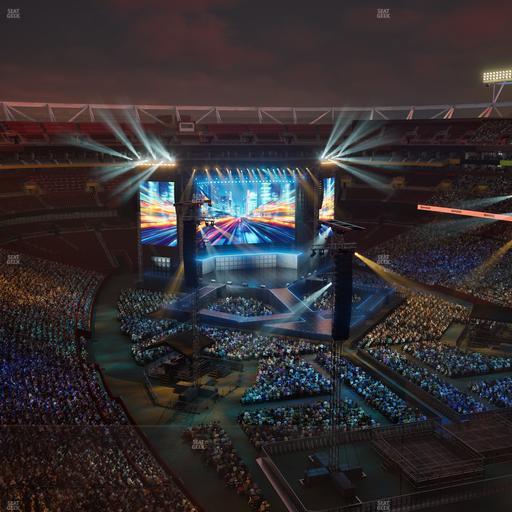 Northwest Stadium - Section 444 Seat View