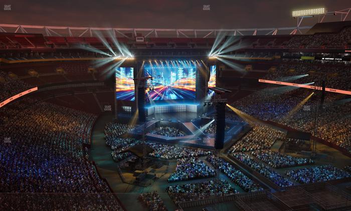 Northwest Stadium - Section 444 Seat View